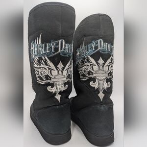 Harley-Davidson Pinnacle Winter Boots with Embroidered Design D85362